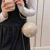 Rhinestone Evening Banquet Bag Elegant Glitter Wrist Bag Ball Handbag Shoulder Bag Large Capacity Ladies Clutch Bag Wedding