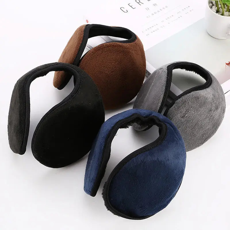 Warm Thicken Velvet Earmuffs Winter Outdoor Cycling Fleece Rabbit Fur Men Women Cycling Ear Cover Protector Plush Soft Ear Muffs