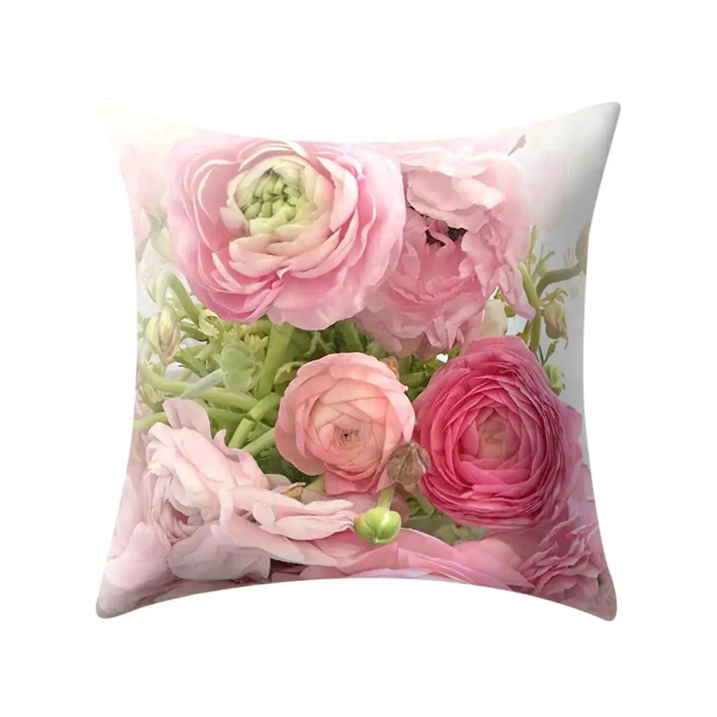 Floral Print Pillow Cover Sofa Cushion Home Decor-Dollar Bargains Online Shopping Australia