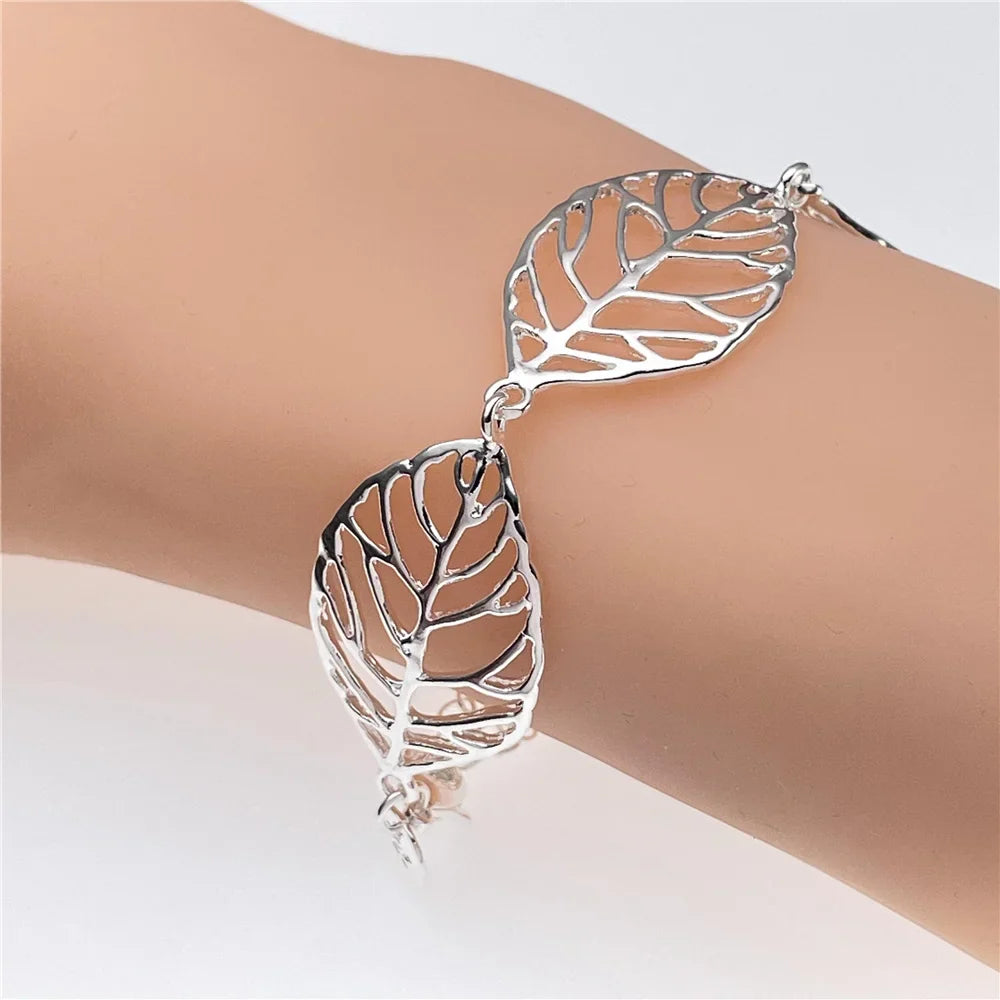 Silver Bracelet Elegant Chain High Quality Jewelry For Men Women Christmas Gifts-Dollar Bargains Online Shopping Australia