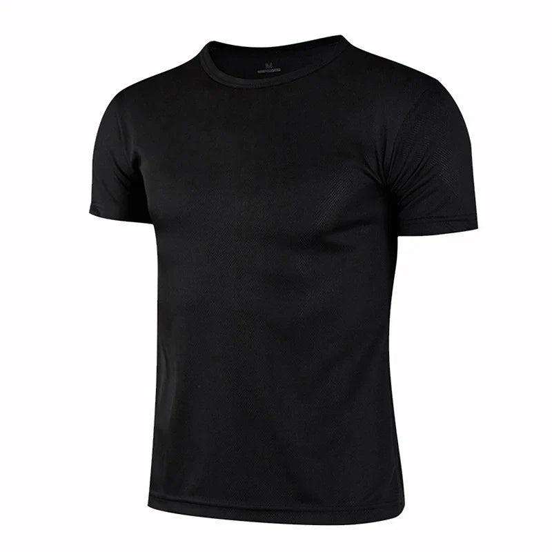 T Shirt Women Men O Neck Quick-dry Tees Women Simple Short Sleeve Solid Color Slim Fit T-Shirts For Unisex Tops Summer-Dollar Bargains Online Shopping Australia