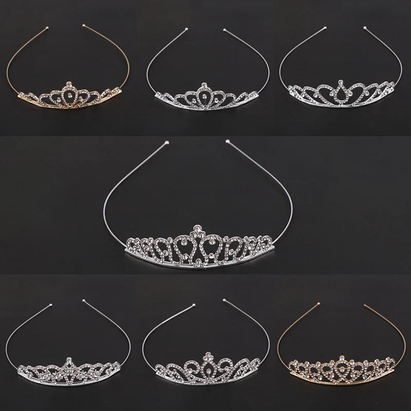 Sweet Princess Tiara Birthday Party Crown Performance Party Decorative Queen Tiaras Beauty Pageant Bride Wedding Hair Jewelry-Dollar Bargains Online Shopping Australia