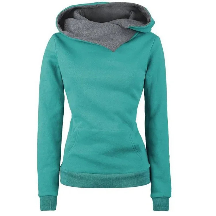 Hoodies Women Tracksuit Solid Color Fashion Long Sleeve Pullovers Christmas Casual Warm Hooded Sweatshirts Tops-Dollar Bargains Online Shopping Australia