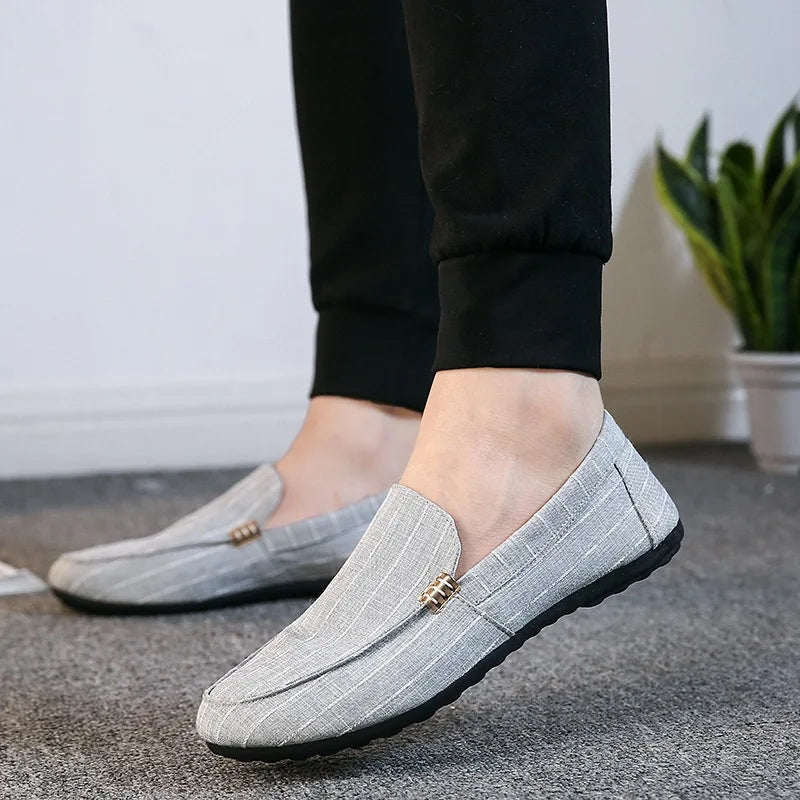 Men's Casual Shoes Red Loafers Cleat Shoes Metal Trim Driving Moccasin Soft Comfortable Casual Shoes Men's Sneakers Flats-Dollar Bargains Online Shopping Australia