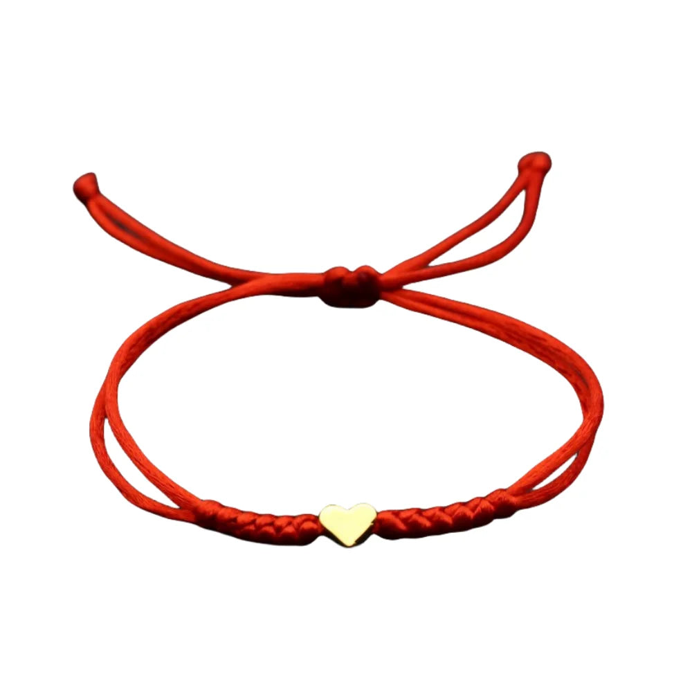 Love Bracelet Red String Bracelet Couple Hand-Woven Adjustable Red Rope Bracelet Jewelry-Dollar Bargains Online Shopping Australia