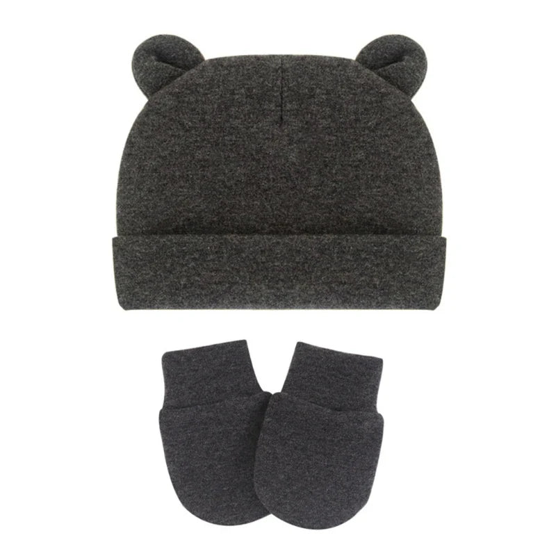 Newborn Winter Warm Beanie Hat Gloves for Baby Girls Boys Infant Toddler-Dollar Bargains Online Shopping Australia