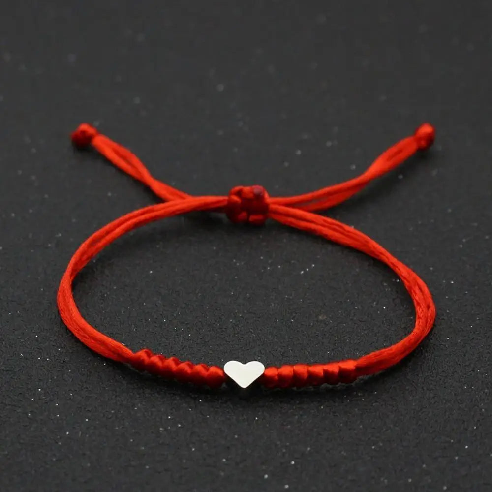 Love Bracelet Red String Bracelet Couple Hand-Woven Adjustable Red Rope Bracelet Jewelry-Dollar Bargains Online Shopping Australia