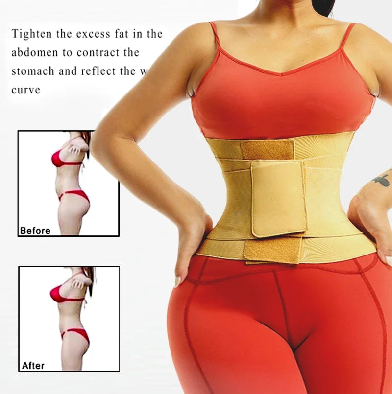 Modeling Belt Waist Trainer Tummy Trimmer Sheath Girdles Workout Weight Loss Strap Corset Waist Cincher Wrap Shapewear-Dollar Bargains Online Shopping Australia