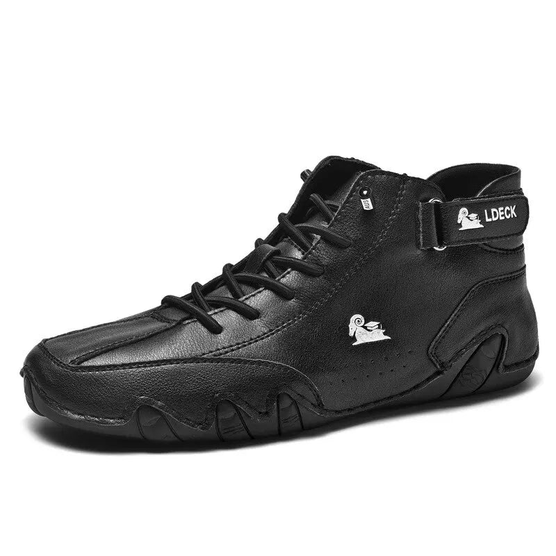 Men Boots Casual Motorcycle Winter Shoes Waterproof High Top Sneakers Luxury Footwear-Dollar Bargains Online Shopping Australia