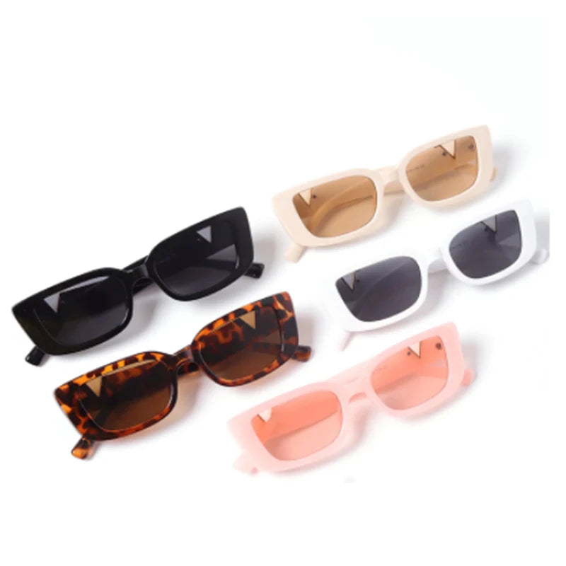 Retro Cool Small Frame Cat Eye Sunglasses Women Luxury  Sun Glasses Men Fashion Jelly Sunglasses