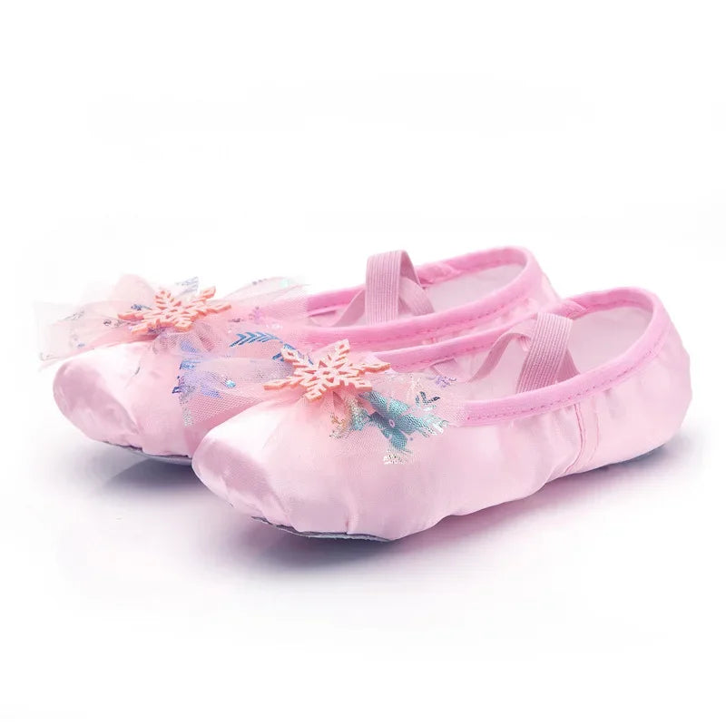 Lovely Princess Dance Soft Soled Ballet Shoe Children Girls Cat Claw Chinese Ballerina Exercises Shoes-Dollar Bargains Online Shopping Australia