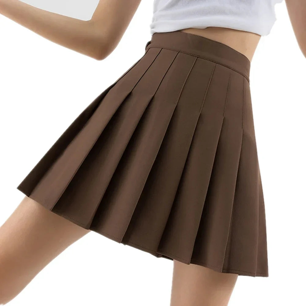 Women Pleat Skirt Preppy Style Plaid 0Mini Cute Japanese School Uniforms Ladies-Dollar Bargains Online Shopping Australia