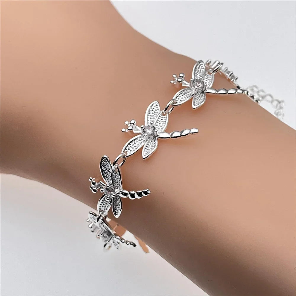 Silver Bracelet Elegant Chain High Quality Jewelry For Men Women Christmas Gifts-Dollar Bargains Online Shopping Australia