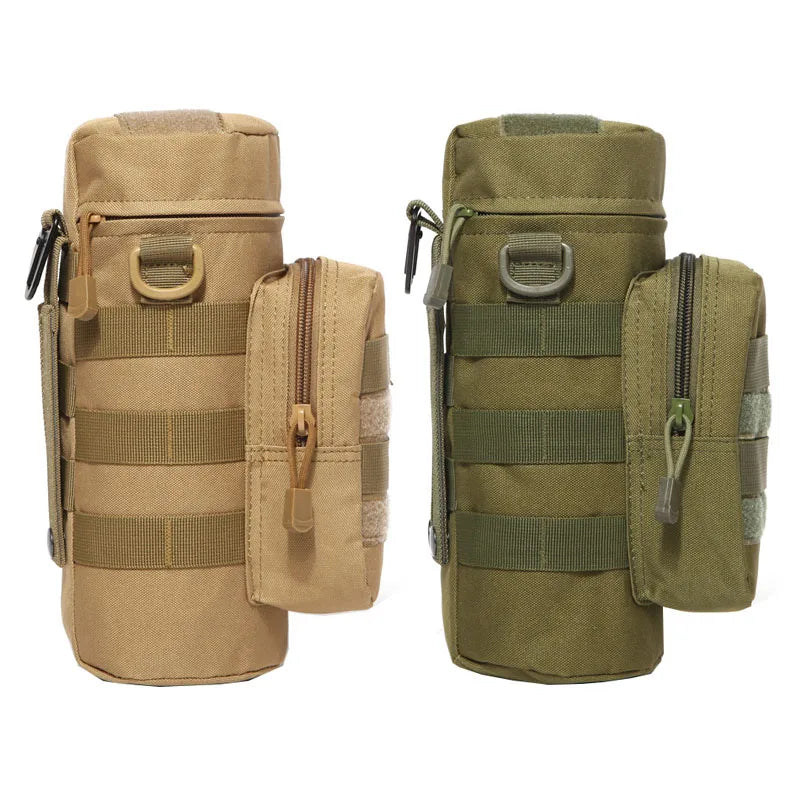 Tactical Molle Water Bottle Bag Pouch Holder Outdoor Travel Camping Hiking Cycling Fishing Hunting Water Bottle Kettle Carrier