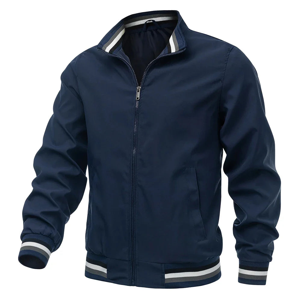 Jackets for Men Spring Outwears Solid Color Casual Coats Racing Windbreaker Men's Jacket Plus-Dollar Bargains Online Shopping Australia