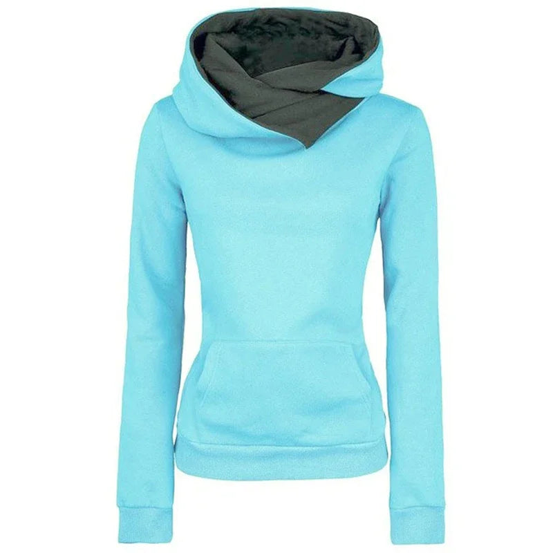 Hoodies Women Tracksuit Solid Color Fashion Long Sleeve Pullovers Christmas Casual Warm Hooded Sweatshirts Tops-Dollar Bargains Online Shopping Australia