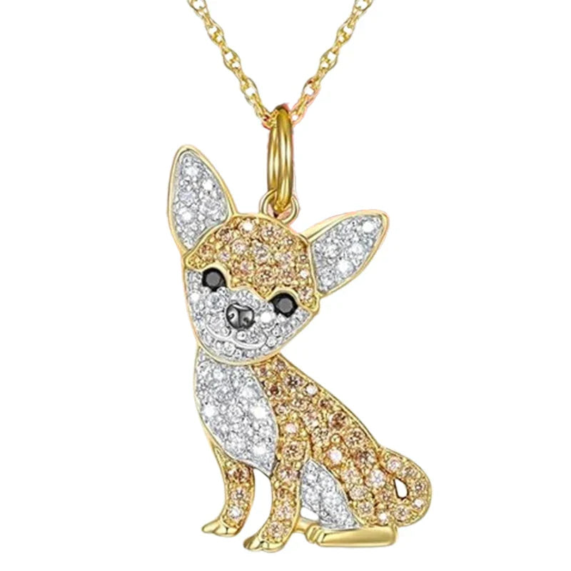 Schnauzer Dog Pendant Necklace Women Pet Puppy Jewelry Animal Accessories Dog Lovers-Dollar Bargains Online Shopping Australia