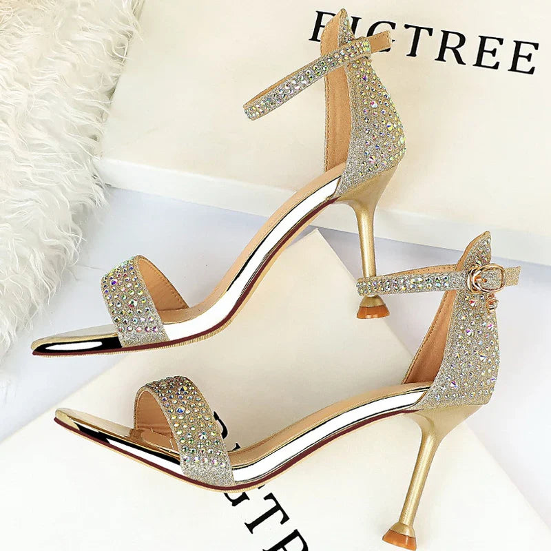 Shoes Sexy High Heels Women Pumps Sparkle Sequins Stiletto Heels 10 Cm Party Shoes-Dollar Bargains Online Shopping Australia