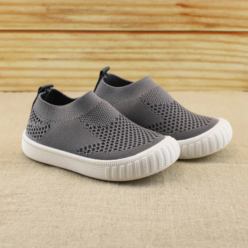 Girl Shoe Kid Casual Shoe Mesh Shoe Boy Sport Shoe Summer New Soft Sole Breathable Kid Shoe Solid Color Baby