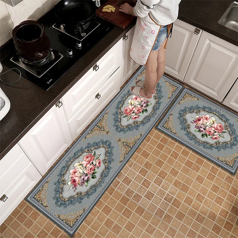 Long Kitchen Carpet for Floor Home Entrance Doormat Bedroom Living Room Decor Bedside Rug Hallway Balcony Bathroom Anti-Slip Mat