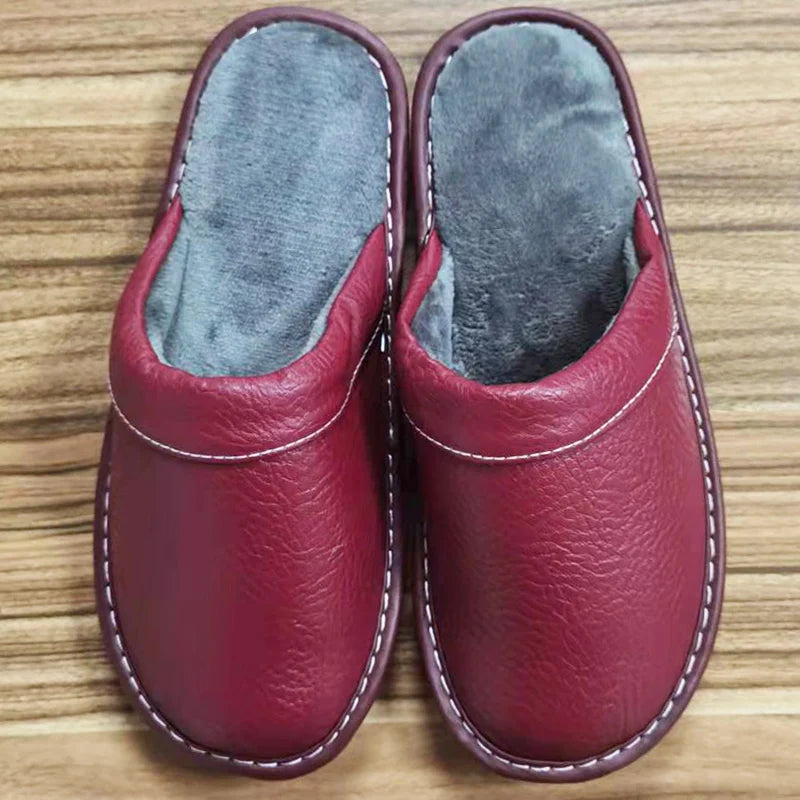 Indoor Shoes Men's Slippers Slides Simple Faux Leather Home Slippers-Dollar Bargains Online Shopping Australia