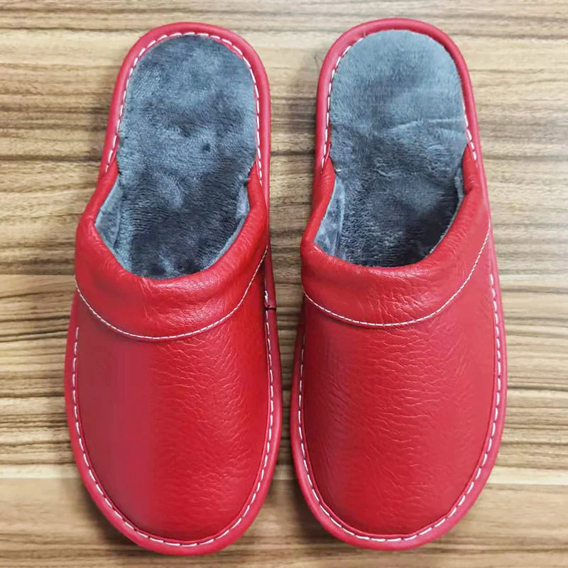 Indoor Shoes Men's Slippers Slides Simple Faux Leather Home Slippers-Dollar Bargains Online Shopping Australia