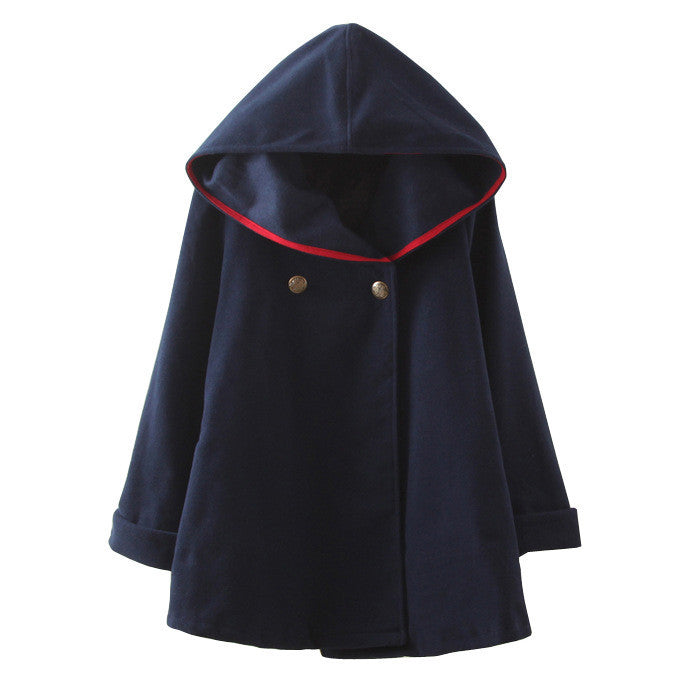 Online discount shop Australia - Fashion Women Wool Coat Style Coat  and  Female Hooded Jacket Casual Trench