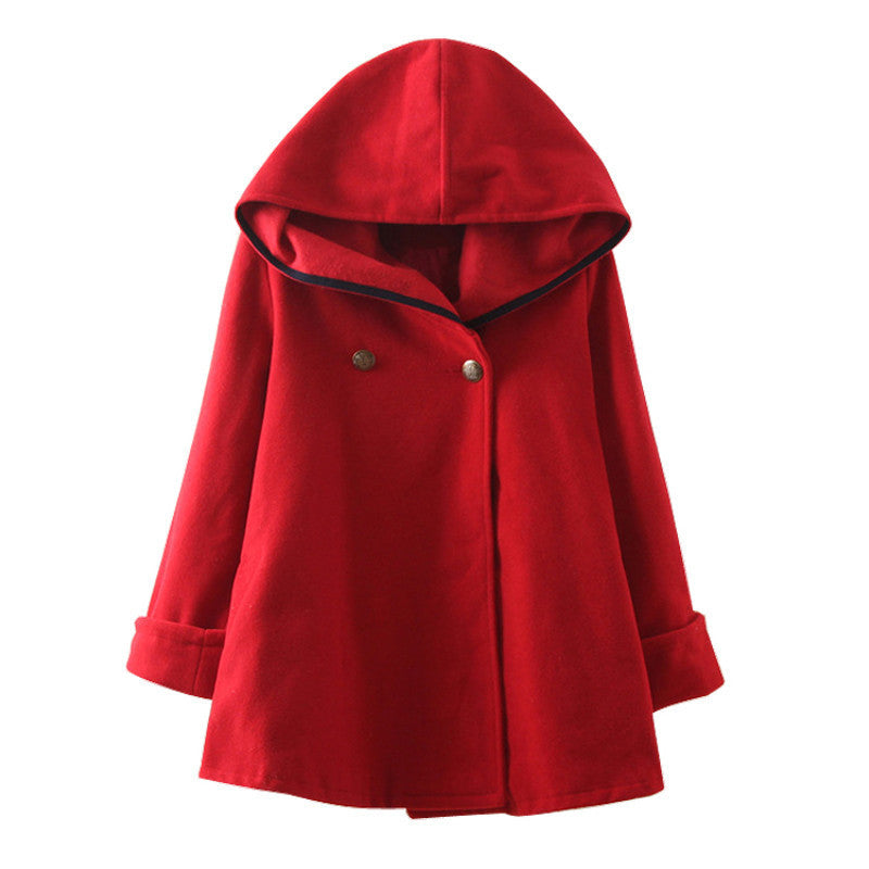 Online discount shop Australia - Fashion Women Wool Coat Style Coat  and  Female Hooded Jacket Casual Trench