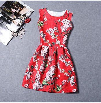 Online discount shop Australia - Fashion Bottoming Dress Summer Style New Women Dress Vintage Printing Sexy Party Dresses vestidos Leisure Plus Size Summer Dress