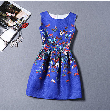 Online discount shop Australia - Fashion Bottoming Dress Summer Style New Women Dress Vintage Printing Sexy Party Dresses vestidos Leisure Plus Size Summer Dress