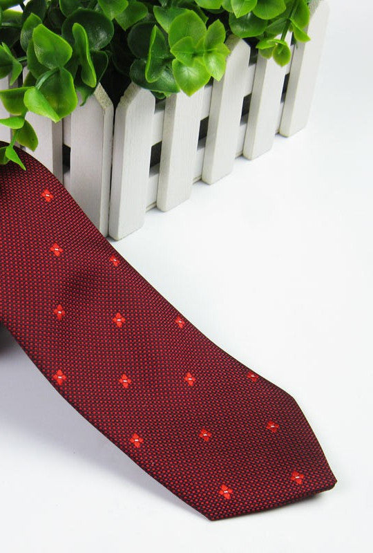 Online discount shop Australia - High Quality Men's Ties Solid Narrow Neckwear Polka Dot Twill Men Skinny Silm Necktie Wedding ties 6cm width Party Ties