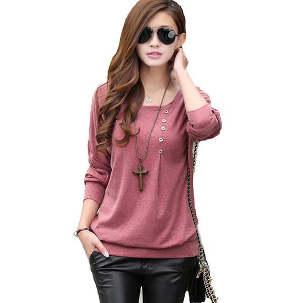 tee shirt fashion O-neck tshirt women casual loose bat sleeve cotton T-shirt tops plus size women t shirt 5XL