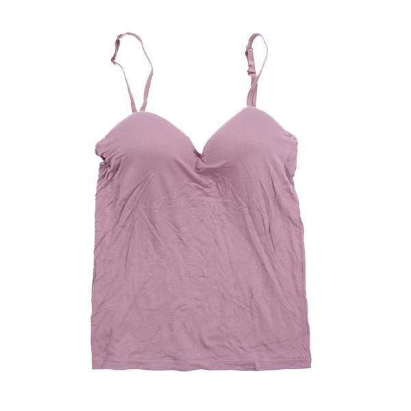 Online discount shop Australia - Modal Adjustable Strap Built In Bra Self Mold Bra Tank Top Camisole