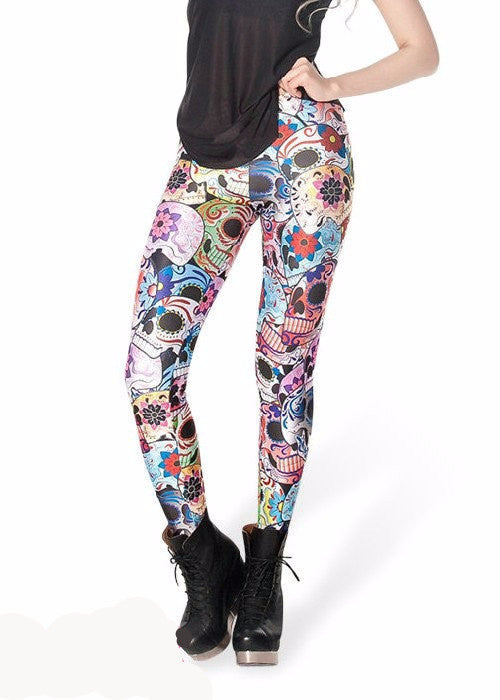 women skinny leggings 8 colors 3D Graphic Colourful Printed Women Legging sporting legging MH061