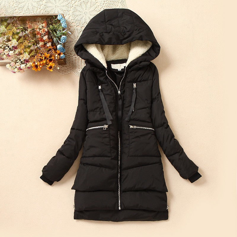 Women Wadded Jacket Female Outerwear Plus Size 5XL Thickening Casual Down Cotton Wadded Coat Women Parkas DM013