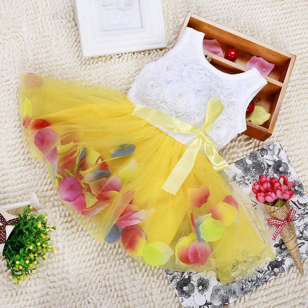 Online discount shop Australia - Kid Girls Princess Toddler Baby Party Tutu Lace Bow Flower Dresses Clothes