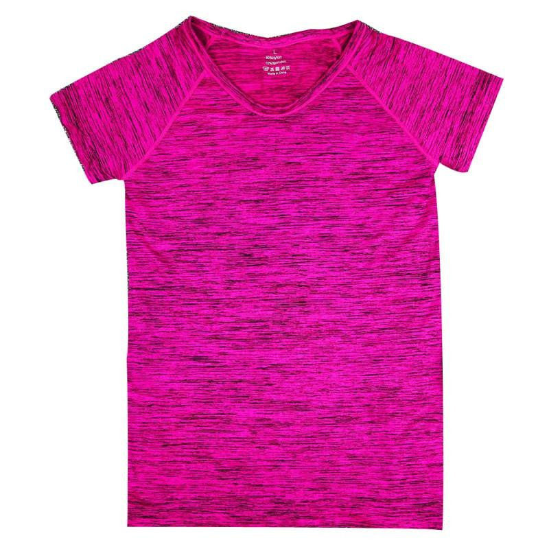 Women Tees T Shirt Short Sleeves Hygroscopic Quick Dry Fitness T-shirt For Women Tops Chic