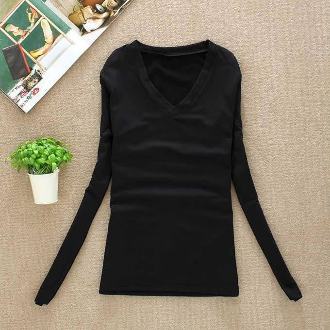 Women Blouse Plus Size Long Sleeve Blouses Shirts Fashion Woman Casual V-neck Clothing Tops