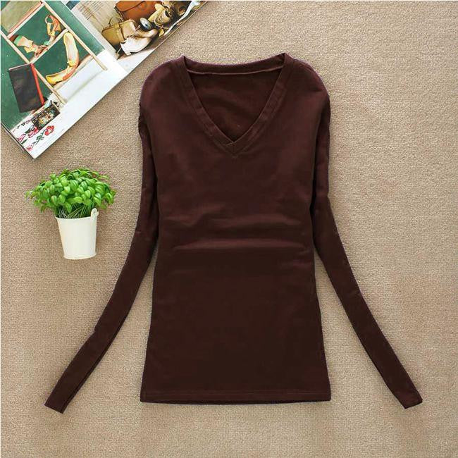 Women Blouse Plus Size Long Sleeve Blouses Shirts Fashion Woman Casual V-neck Clothing Tops