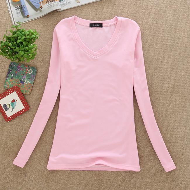 Women Blouse Plus Size Long Sleeve Blouses Shirts Fashion Woman Casual V-neck Clothing Tops