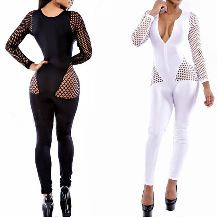 ladies bodysuits Long Sleeve Jumpsuit Slim Pants Bodysuit Rompers