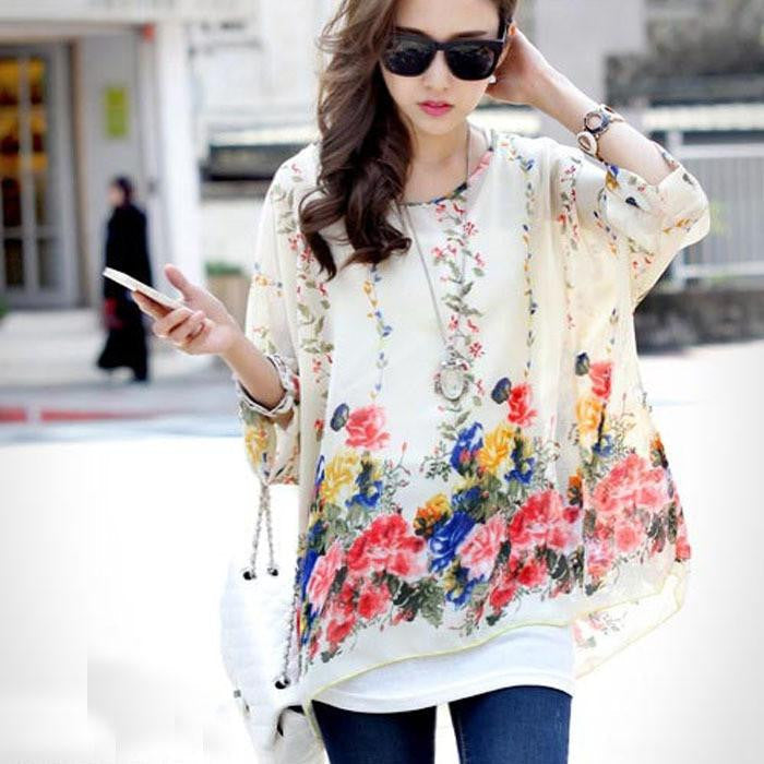 Women Blouses Women Tops Casual Bohemia Blouse