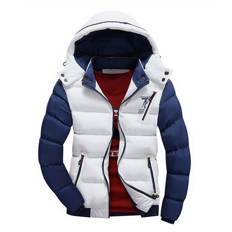 Plus Size M- 4XL Men's Thick Hooded Parkas Men Thermal Warm Casual Jackets,Fashion Brand Clothing SA076