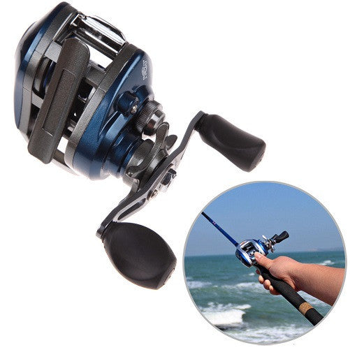 (Left and Right) PAF103 10+1BB Ball Bearings Hand Bait Casting Fishing Reel High Speed Bait Casting Pesca 6.3:1 Blue and Black-Dollar Bargains Online Shopping Australia