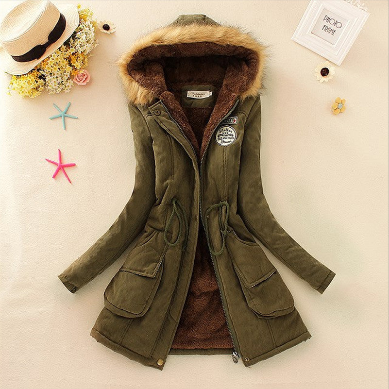 Online discount shop Australia - Jacket Women Faux Fur Collar Womens Coats Long Down Parka Hoodies Parkas Warmer Classical Jackets