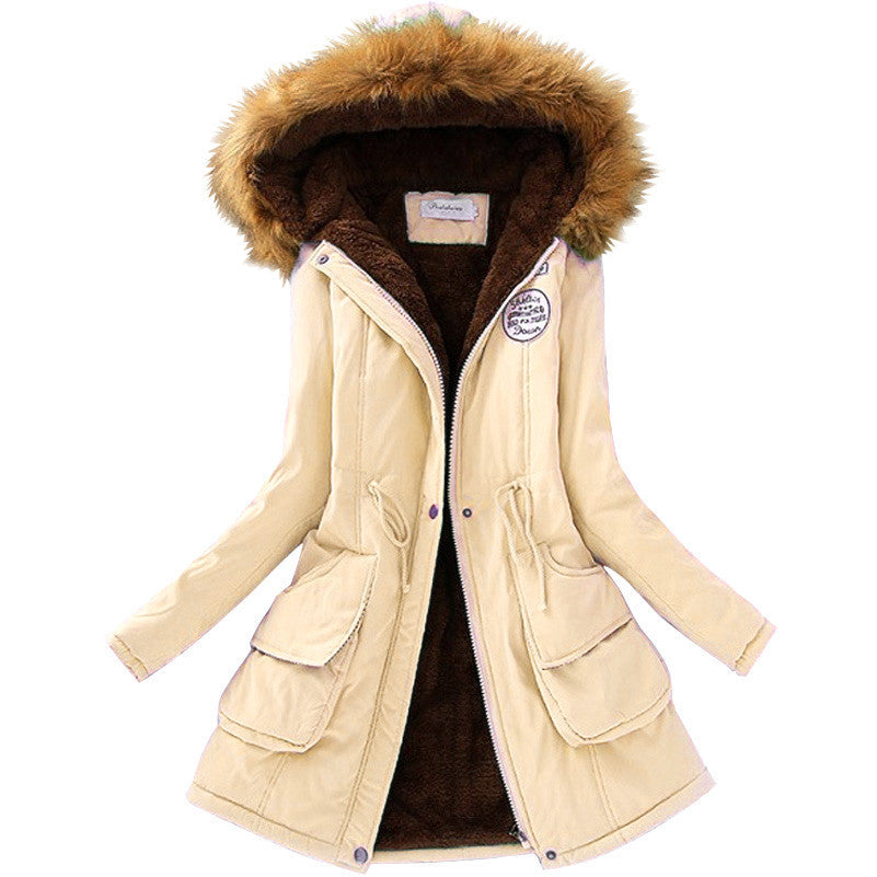 Online discount shop Australia - Jacket Women Faux Fur Collar Womens Coats Long Down Parka Hoodies Parkas Warmer Classical Jackets