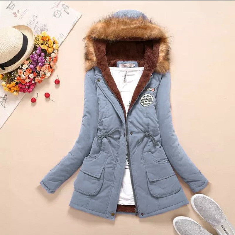 Online discount shop Australia - Jacket Women Faux Fur Collar Womens Coats Long Down Parka Hoodies Parkas Warmer Classical Jackets