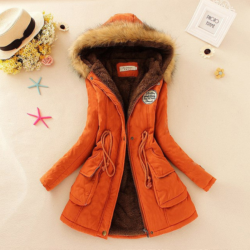 Online discount shop Australia - Jacket Women Faux Fur Collar Womens Coats Long Down Parka Hoodies Parkas Warmer Classical Jackets