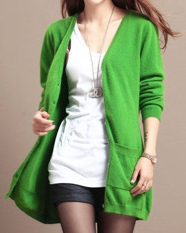 sweaters women long cardigan cashmere material loose sweater for female outerwear coat with pockets wool sweater lady