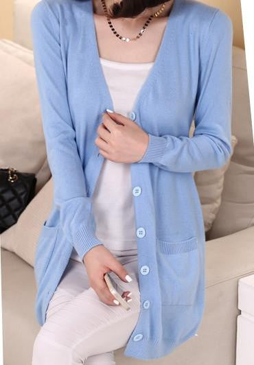 sweaters women long cardigan cashmere material loose sweater for female outerwear coat with pockets wool sweater lady